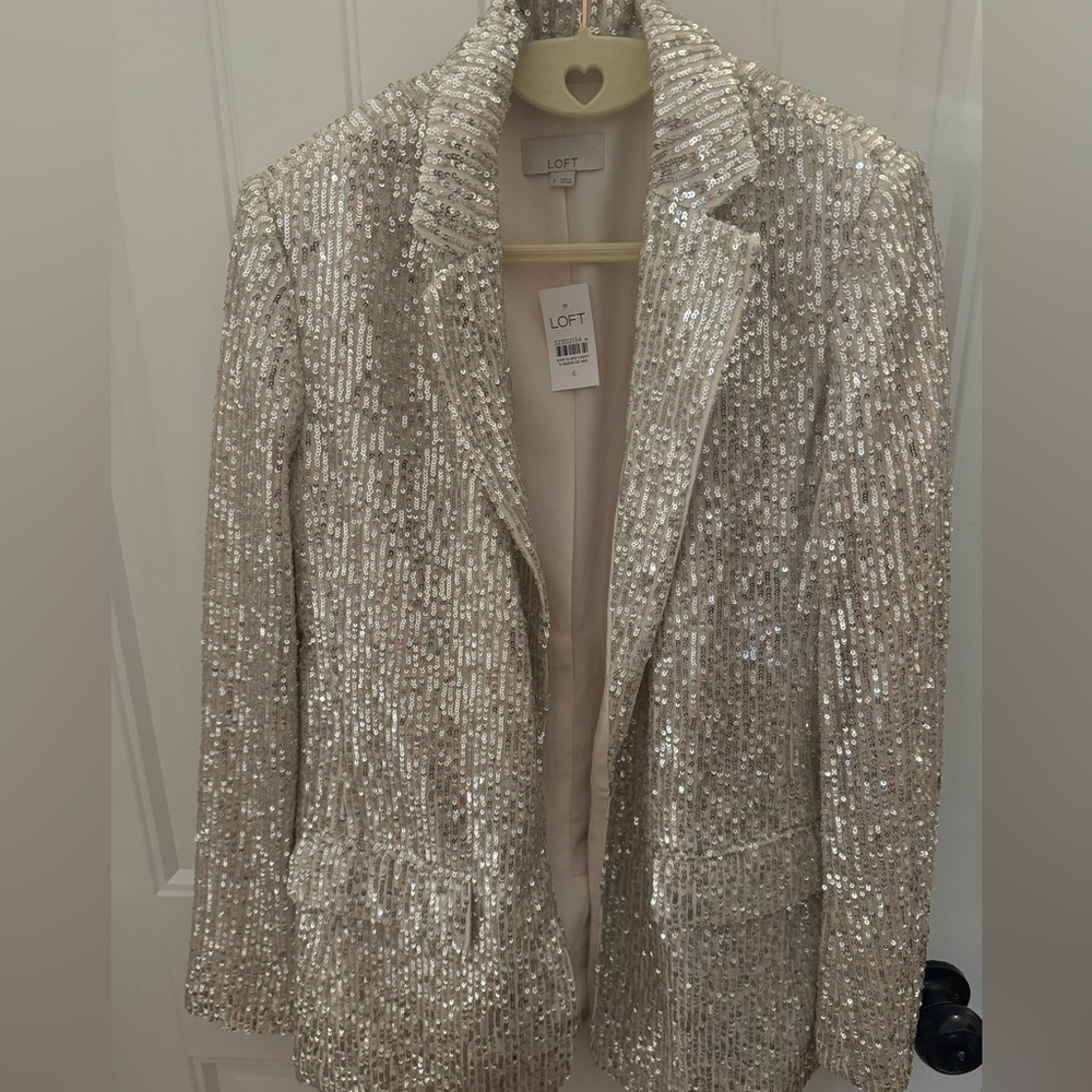Loft Sequin Blazer